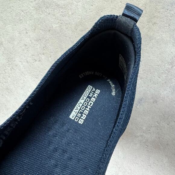 Skechers Shoes Womens Size 8.5 Go Walk Joy Navy Loafer Slip On Cushioned Comfort - Picture 12 of 13